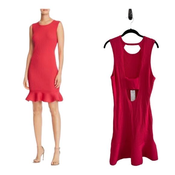 NWT Parker Lynn Cut Out Back Dress Raspberry XXL (18-20) - Picture 1 of 9